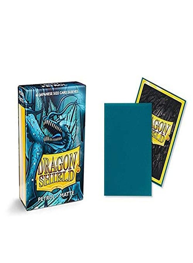 dragon shield 2 Packs Dragon Shield Matte Mini Japanese Petrol 60 ct Card Sleeves Value Bundle! … - Image 3